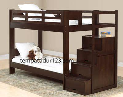 Tempat Tidur Anak Tingkat Tangga 4 Susun