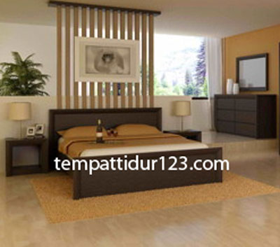 Jual Tempat Tidur Minimalis Kayu Jati