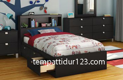 Tempat Tidur Anak Model Laci-laci