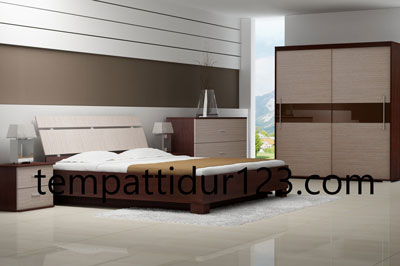 Set Kamar Mewah Minimalis Kombinas Mdf