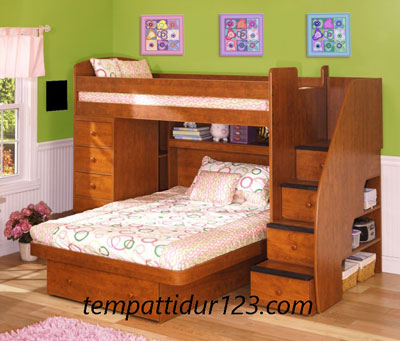 Tempat Tidur Anak Tingkat 2 Susun