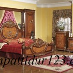 Furniture Jati Set Tempat Tidur Raja Mewah