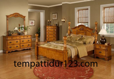 Pusat Mebel Jakarta Set Kamar Semi Kanopi Murah