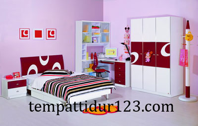 Kamar Set Anak Mewah Motif Bulan