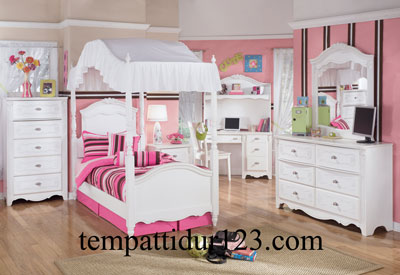 Mebel Kanopi Set Kamar Anak Mewah