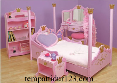 Tempat Tidur Anak Karakter Princes